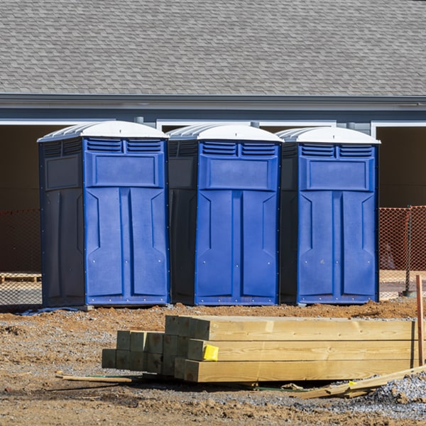 how do you ensure the porta potties are secure and safe from vandalism during an event in Bergland